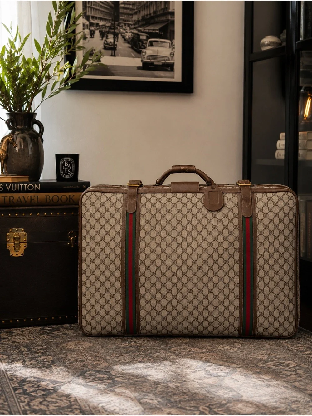 Gucci GG Canvas Suitcase – Rare Vintage Travel Icon | Made in Italy